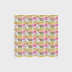 [리뉴얼 전] 퓨리나 팬시피스트 캣 화이트라벨 주식캔 치킨 하트 앤 리버 85g × 24개 