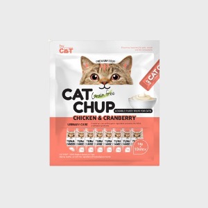 캣찹 고양이파우치 유리너리케어 닭고기&amp;크랜베리 14g × 10봉 