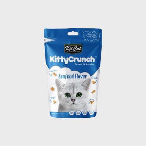킷캣 키티크런치 고양이 간식 (치아관리)  씨푸드맛 60g 