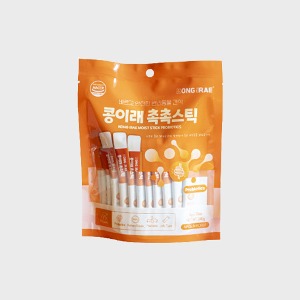 [대용량] 콩이래 촉촉스틱 고양이 간식  닭가슴살 프로바이오틱스 240g (8g×30p) 