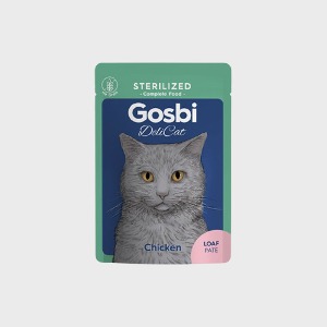 고스비 델리캣 고양이 주식파우치 스테럴라이즈드 치킨 70g 
