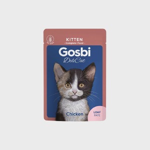 고스비 델리캣 고양이 주식파우치 키튼 치킨 70g 