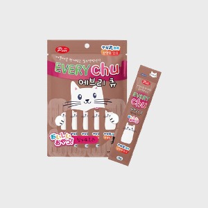 피어 에브리츄 고양이 스틱 파우치  참치&amp;오리 75g (15g×5p) 